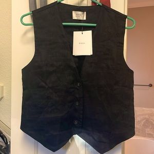 Dissh Linen vest/shorts set